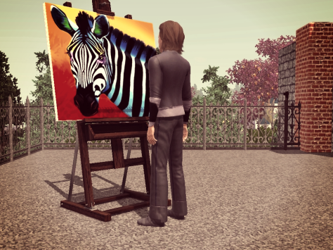 18_painting of zebra